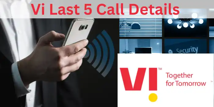 Vi Last 5 Call Details 